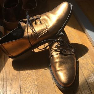 Bronze / Gold metallic Mista London Oxford